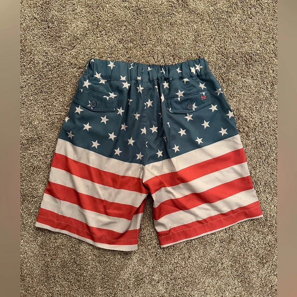 Men’s American Flag Swim Trunks